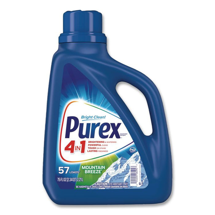 Liquid Laundry Detergent, Mountain Breeze Scent, 75 oz Bottle, 6/Carton