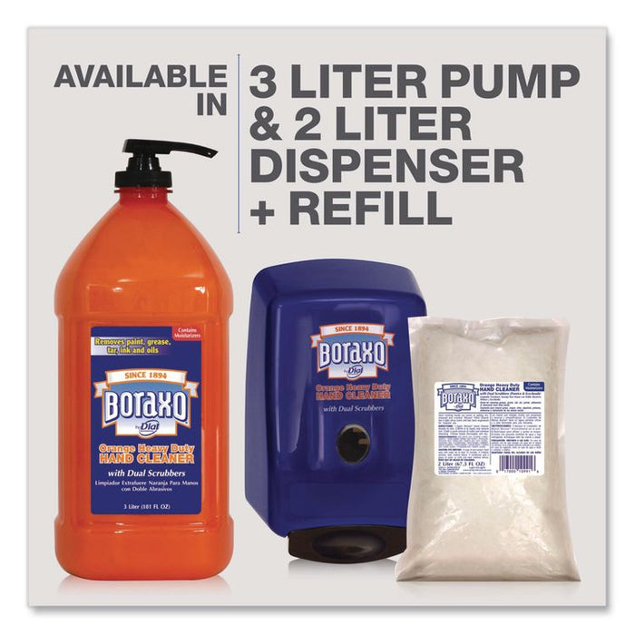 Orange Heavy Duty Hand Cleaner Refill, Citrus Scent, 2 L, 4/Carton