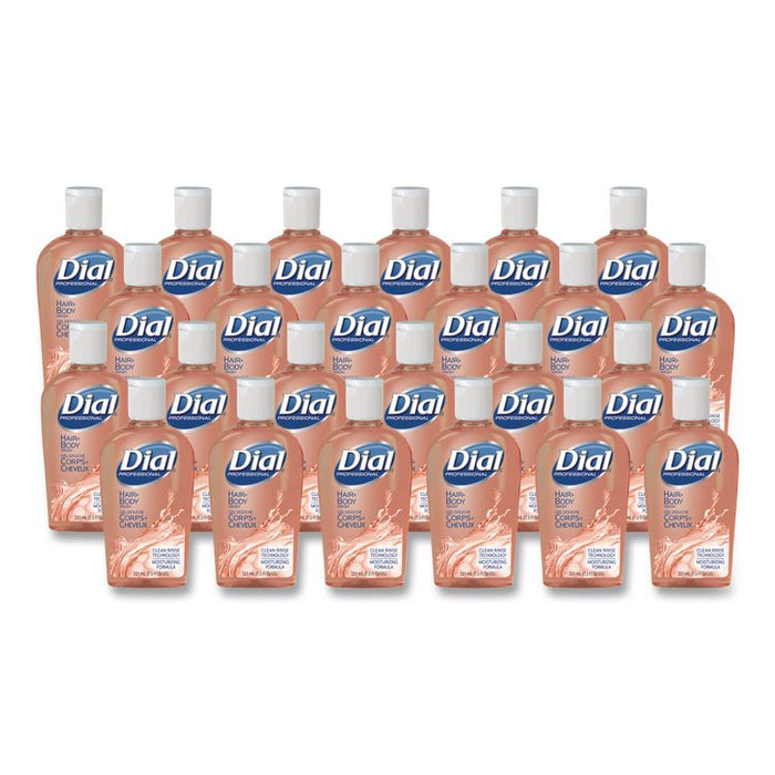 Hair + Body Wash, Neutral Scent, 7.5 oz, 24/Carton