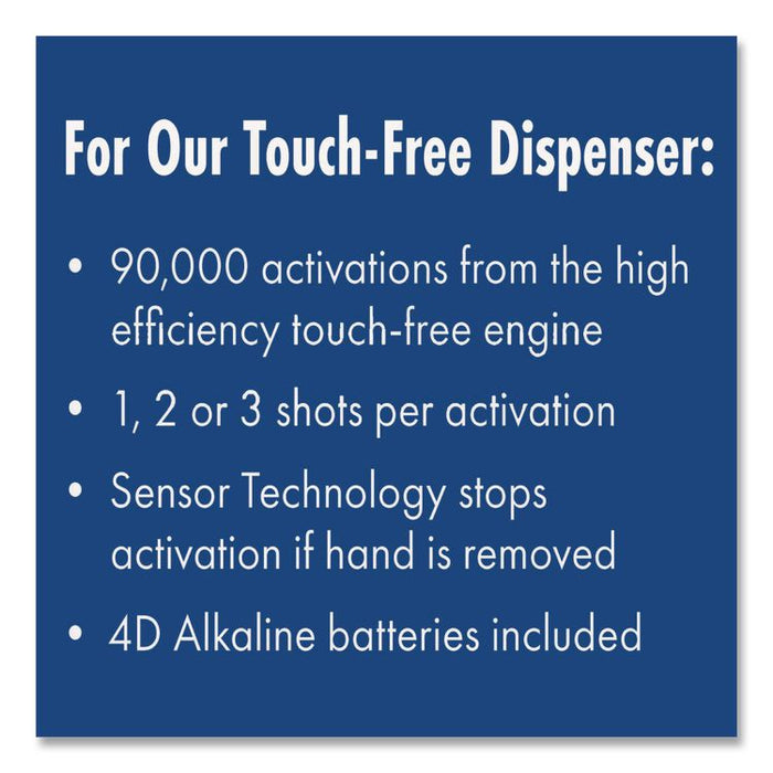 FIT Universal Touch Free Dispenser, 1 L, 4 x 5.4 x 11.2, Ivory, 3/Carton