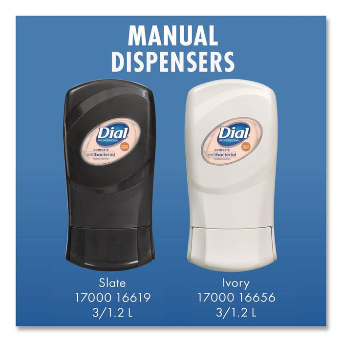 FIT Universal Manual Dispenser, 1.2 L, 4 x 5.13 x 10.5, Ivory, 3/Carton