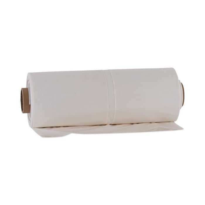 Industrial Can Liner Rolls, 60 gal, 2.5 mil, 21" x 17" x 65", Clear, 50/Carton