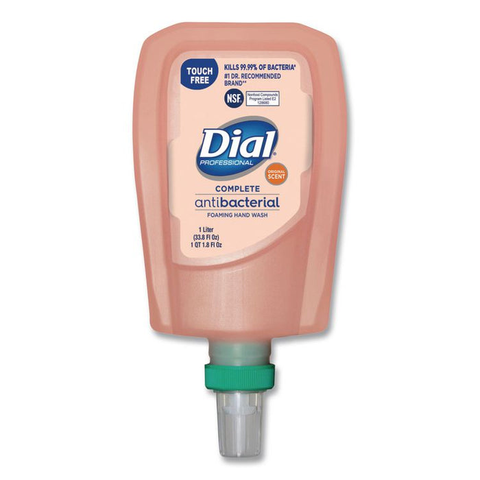 Antibacterial Foaming Hand Wash Refill for FIT Touch Free Dispenser, Original Scent, 1 L, 3/Carton