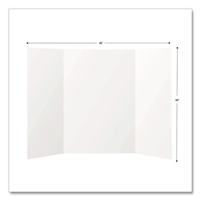 Trifold Display Boards, 36 x 48, White