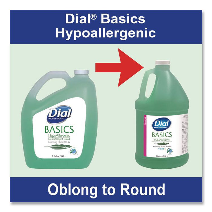 Basics Hypoallergenic Foaming Hand Soap Refill, Floral, 1 gal Refill Bottle