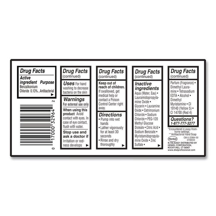 Gold Antibacterial Liquid Hand Soap, 2 oz, 144/Carton