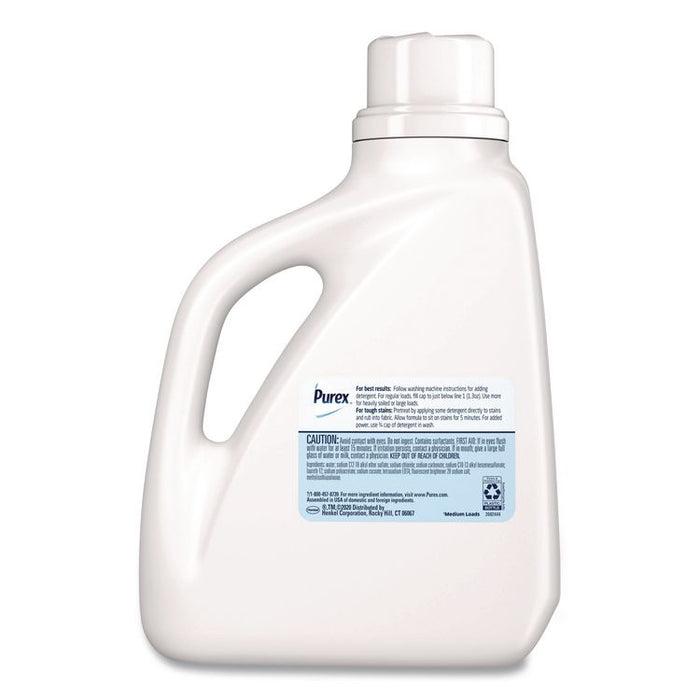 Free and Clear Liquid HE Laundry Detergent, Unscented, 57 Loads, 75 oz Bottle, 6/Carton