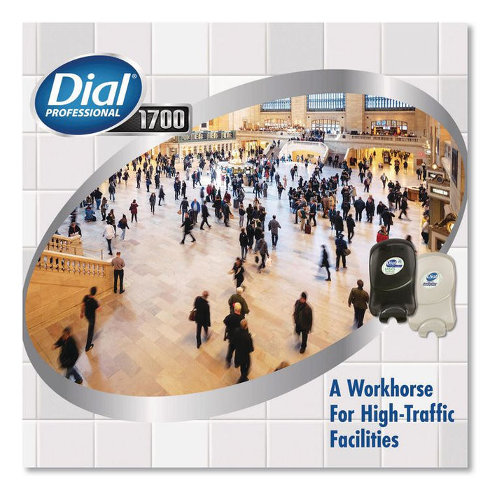 Dial 1700 Manual Dispenser, 1.7 L, 7.07 x 3.95 x 12.66, Pearl, 3/Carton
