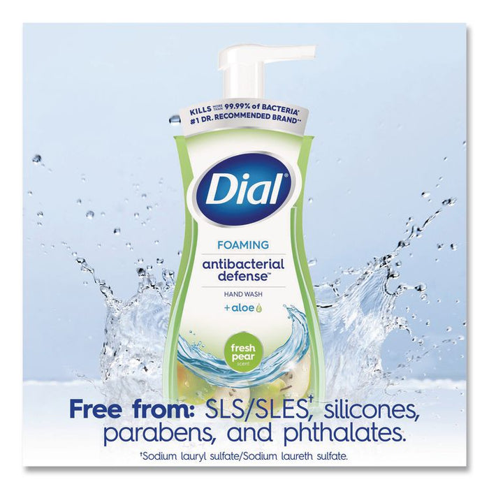 Antibacterial Foaming Hand Wash, Fresh Pear Scent, 10 oz, 8/Carton