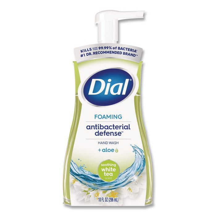 Antibacterial Foaming Hand Wash, Soothing White Tea Scent, 10 oz, 8/Carton