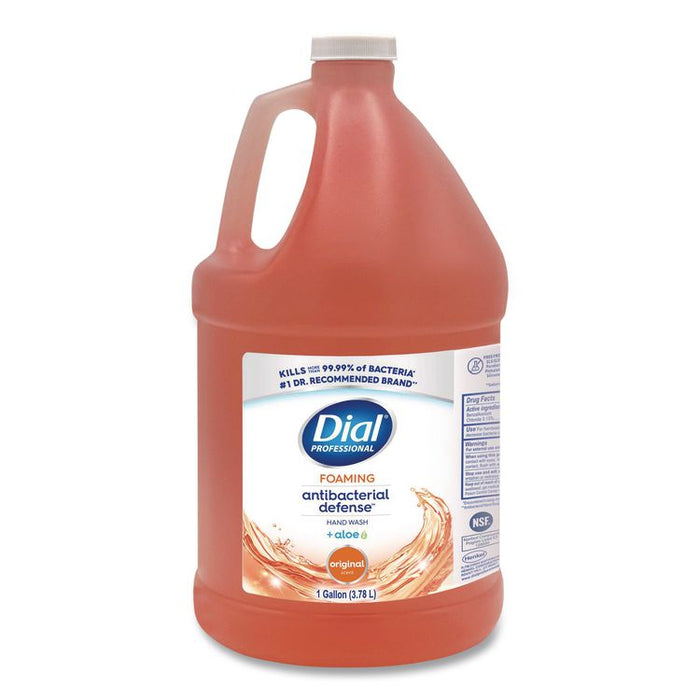 Antibacterial Defense Original Foaming Hand Wash, Plus Aloe, Original Scent, 1 gal, 4/Carton