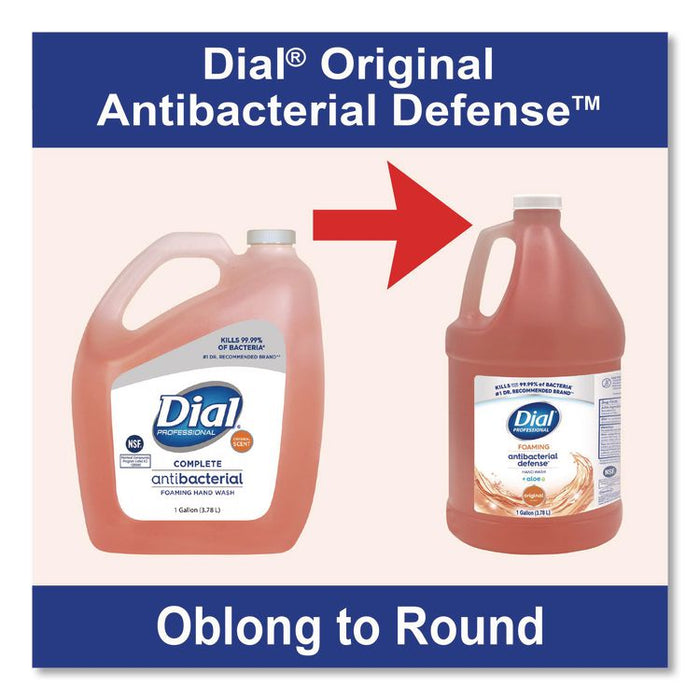 Antibacterial Defense Original Foaming Hand Wash, Plus Aloe, Original Scent, 1 gal, 4/Carton