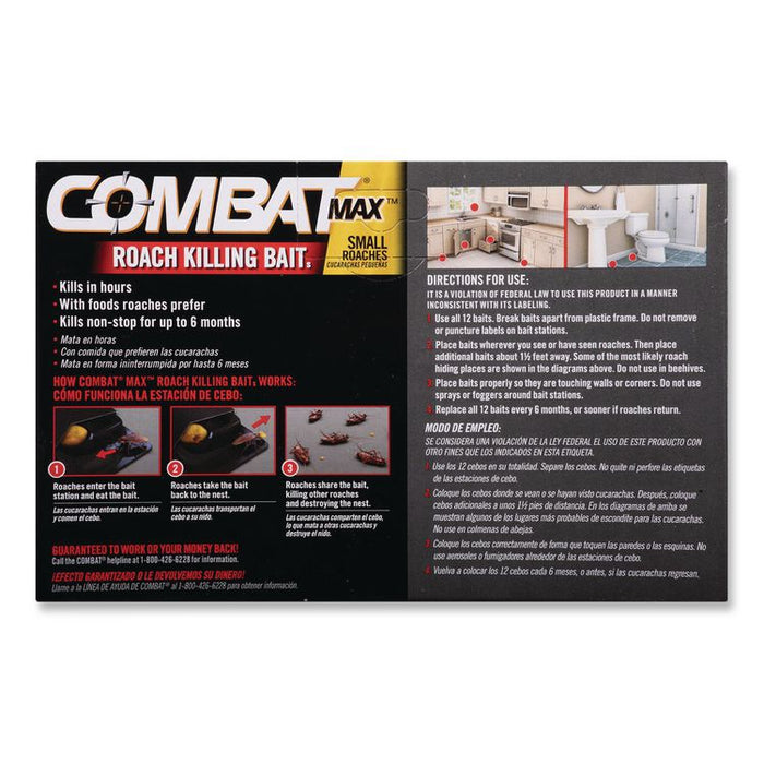MAX Small Roach Quick Kill Formula, 0.43 oz, 12/Pack, 12 Packs/Carton