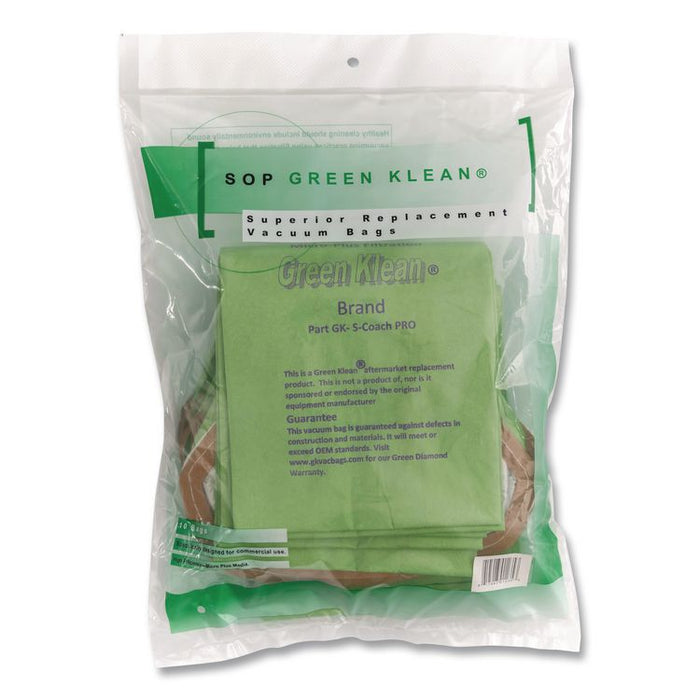 GK-S-Coach-PRO Replacement Bag, 10 Bags/Pack, 10 Packs/Carton