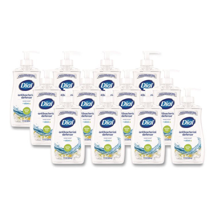 Antibacterial Liquid Hand Soap, White Tea Scent, 11 oz, 12/Carton