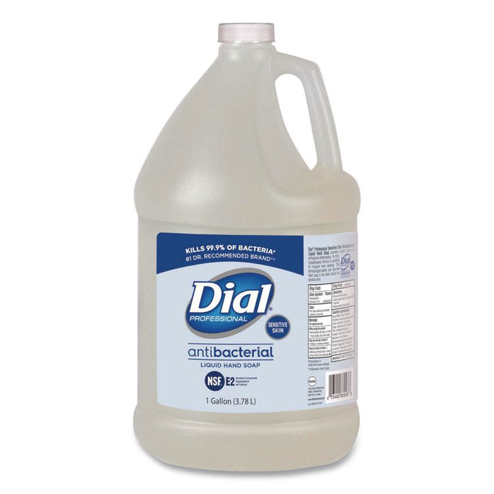 Antibacterial Liquid Hand Soap for Sensitive Skin Refill, Light Floral Scent, 1 gal, 4/Carton