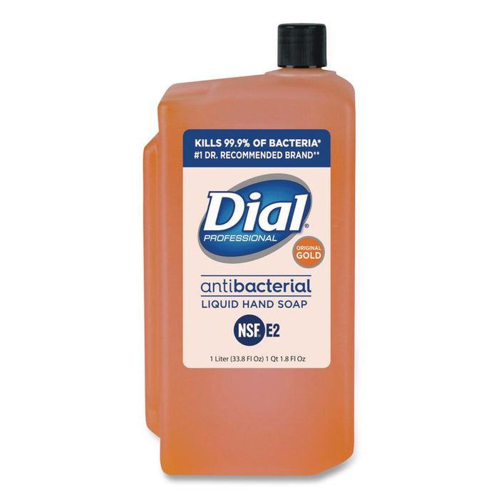 Gold Antibacterial Liquid Hand Soap, 1 L, 8/Carton