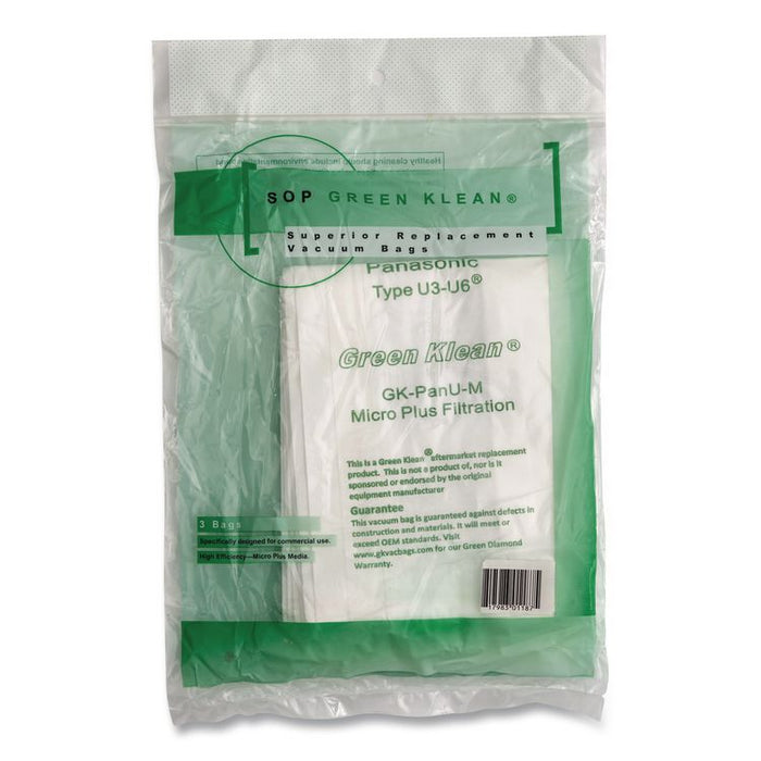 GK-Pan UM Replacement Bag, 3 Bags/Pack, 12 Packs/Carton