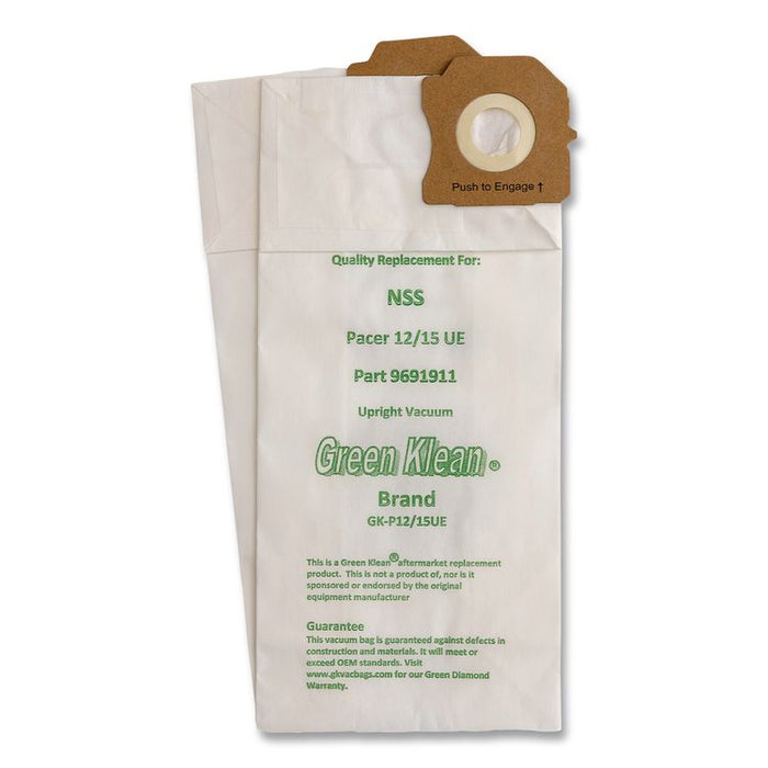 GK-P12/15UE Replacement Bag, 10 Bags/Pack, 10 Packs/Carton