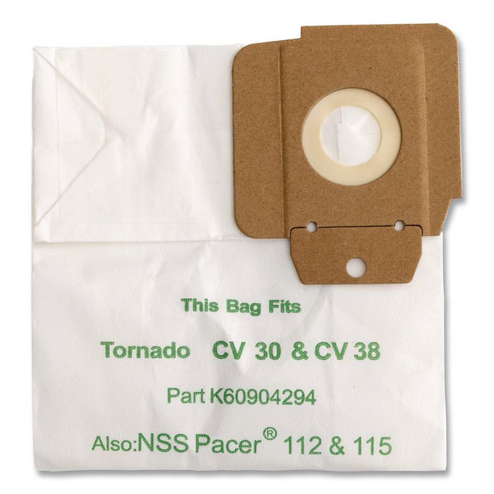 GK-CV30 Replacement Bag, 10 Bags/Pack, 10 Packs/Carton