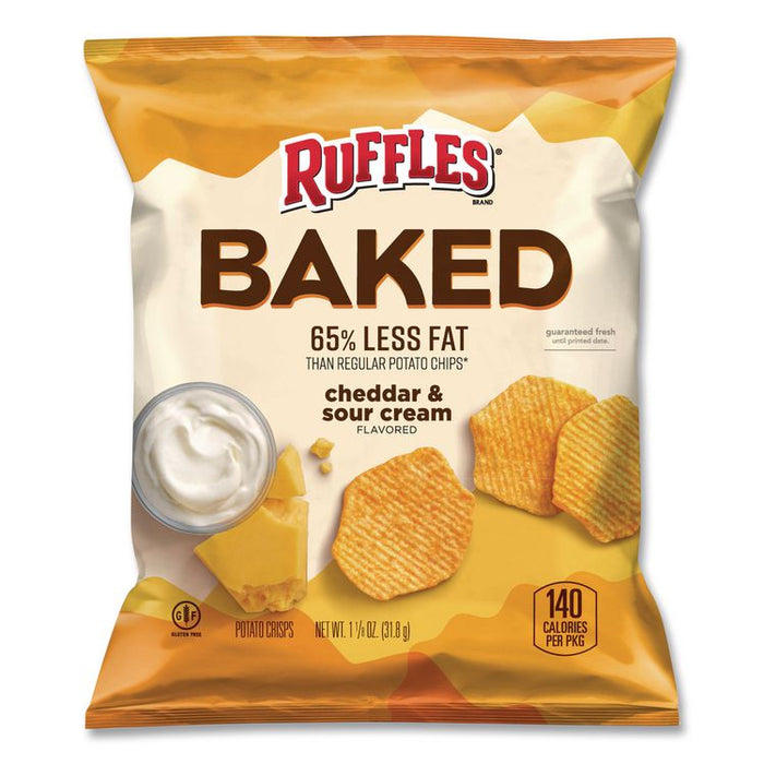Baked Variety Pack, Baked Cheetos/Baked Lays BBQ/Baked Lays Original/Baked Ruffles Cheddar Sour Cream, 30 Bags/BX, 2 Boxes/CT