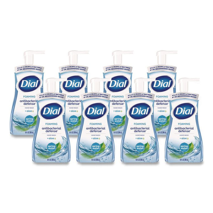 Antibacterial Foaming Hand Wash, Spring Water Scent, 10 oz, 8/Carton