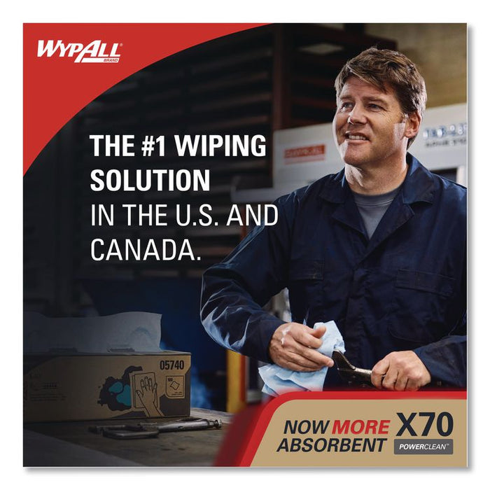 X70 Cloths, Center-Pull, 9.8 x 12.2, White, 275/Roll, 3 Rolls/Carton