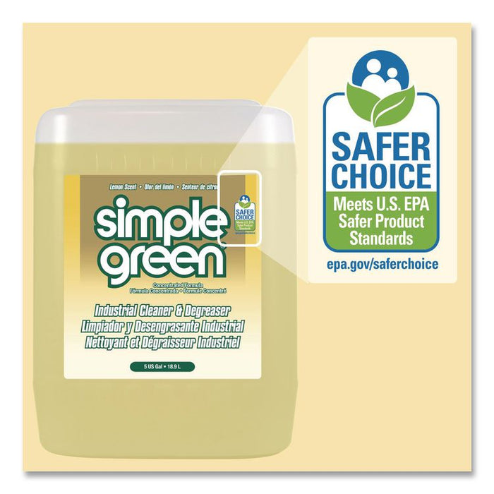 Industrial Cleaner and Degreaser, Lemon Scent, 5 gal Pail