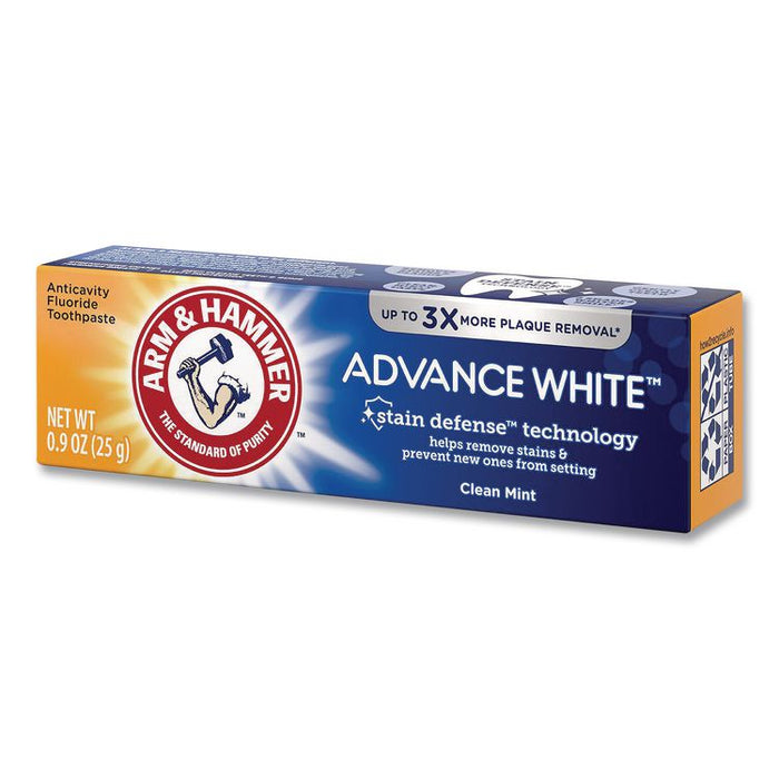 Advance White Toothpaste, Clean Mint, 0.9 oz Tube, 72/Carton