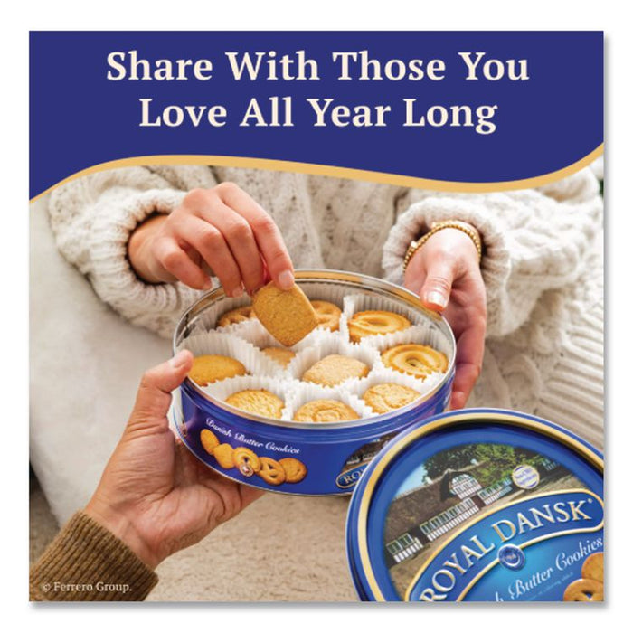 Cookies, Danish Butter, 12 oz Tin