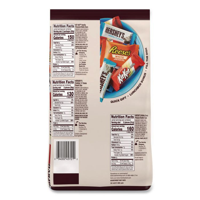 All Time Greats White Snack Size Assortment, White Chocolate, 29.31 oz Bag