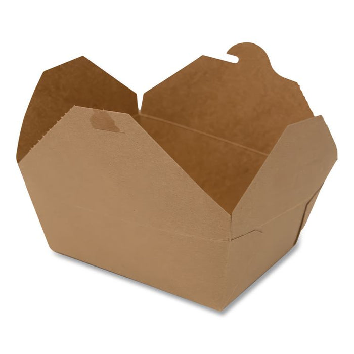 ChampPak Carryout Boxes, #4, 7.75 x 5.5 x 3.5, Brown, Paper, 160/Carton