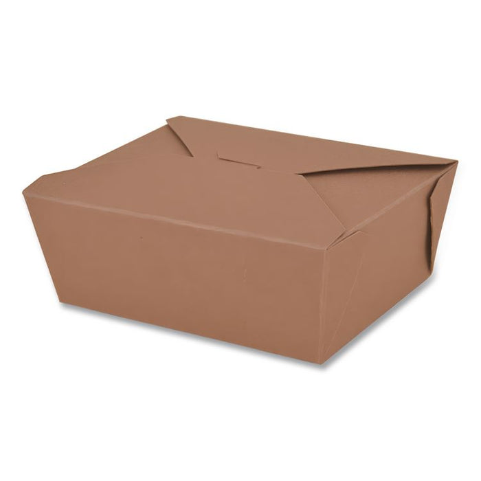 ChampPak Carryout Boxes, #8, 6 x 4.75 x 2.5, Brown, Paper, 300/Carton
