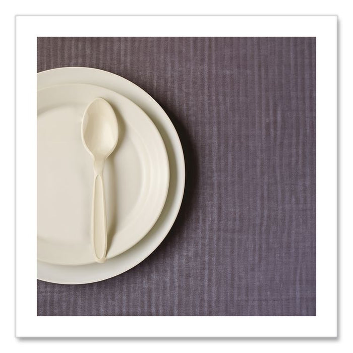Reliance Mediumweight Cutlery, Spoon, Plastic, Champagne, 1,000/Carton