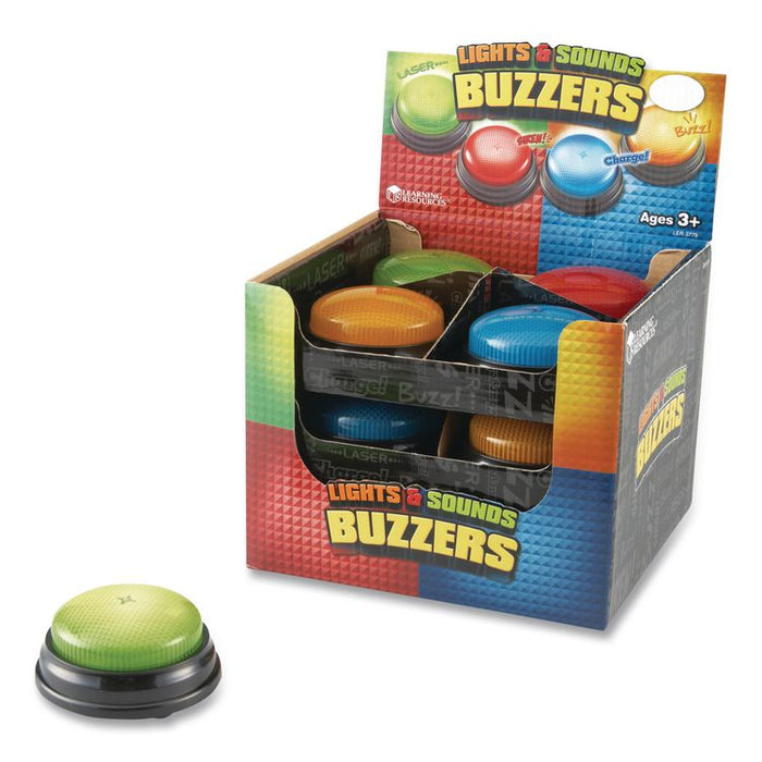 Lights and Sounds Buzzers, Ages 3 and Up, 12 Buzzers
