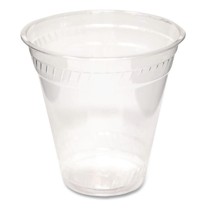 Greenware Cold Drink Cups, Squat, 12 oz to 14 oz, Sugarcane, Clear, 1,000/Carton