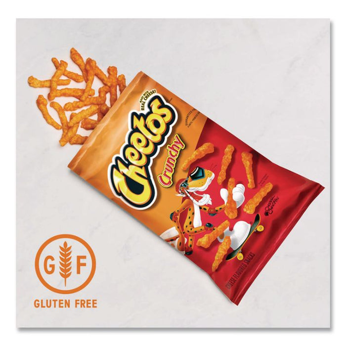 Crunchy Cheese Flavored Snacks, 2 oz Bag, 64/Carton