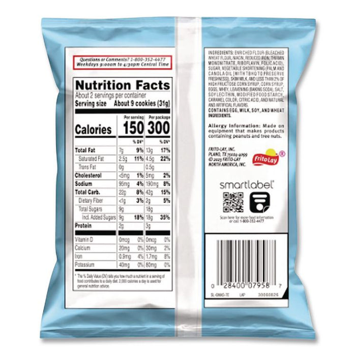 Mini Vanilla Creme Sandwich Cookies, 3.71 oz, 24/Carton