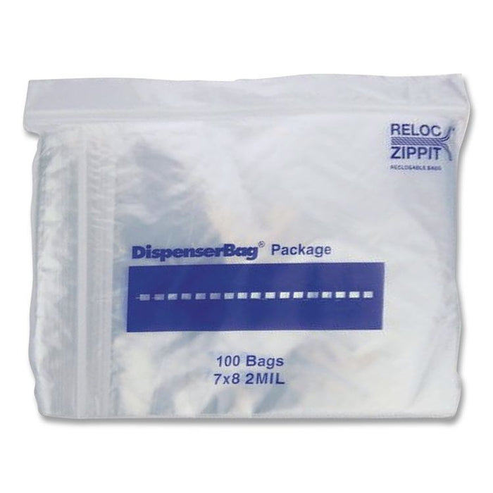 Plastic Zipper Bags, 32 oz, 7" x 8", Clear, 1,000 Bags/Box, 2 Boxes/Carton