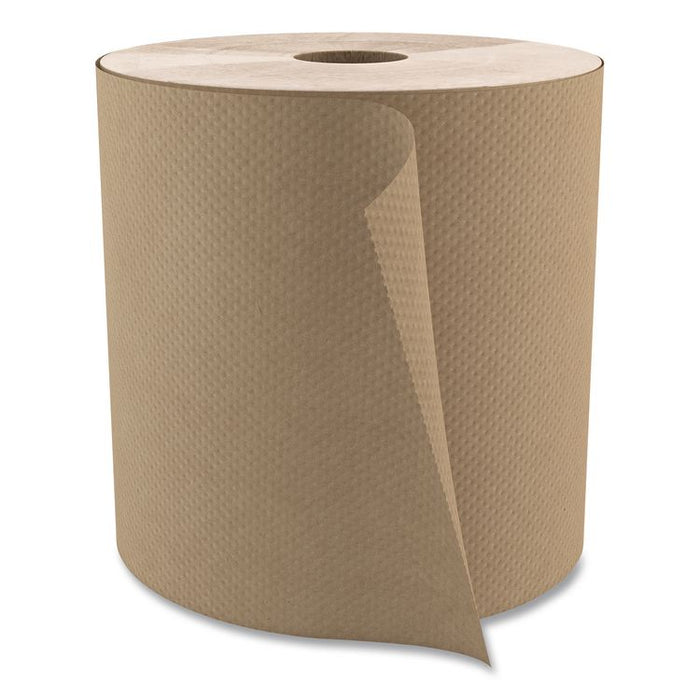 Select Roll Paper Towels, 1-Ply, 7.9" x 800 ft, Natural, 6/Carton