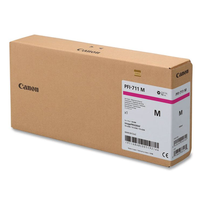 6848C001 (PFI-711) Lucia TD Ink, 700 mL, Magenta