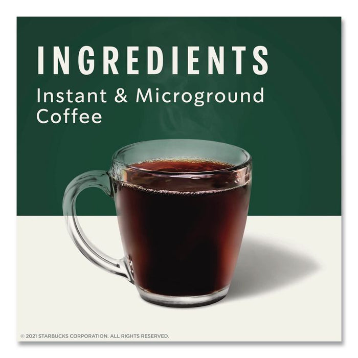 VIA Ready Brew Coffee, 0.11 oz, Italian Roast, 8/Pack, 12 Packs/Carton