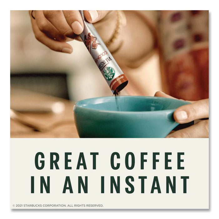 VIA Ready Brew Coffee, 0.11 oz, Italian Roast, 8 Packets/Bag, 12 Bags/Carton