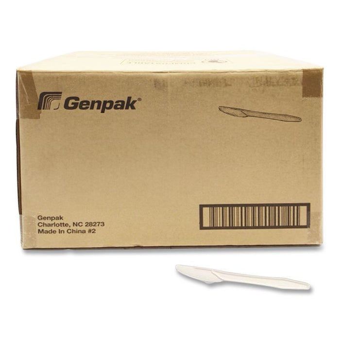 Harvest Fiber Knife, Lightweight, Plastic, White, 1,000/Carton