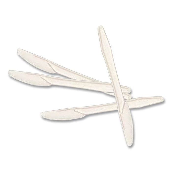Harvest Fiber Knife, Lightweight, Plastic, White, 1,000/Carton