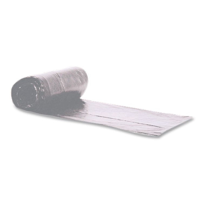 Linear Low-Density Can Liners, 45 gal, 1.7 mil, 39" x 46", Silver, 50/Carton