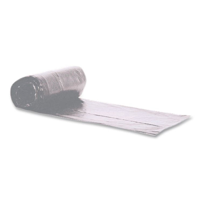 High-Density Waste Can Liners, 60 gal, 22 mic, 38" x 60", Silver, 150/Carton