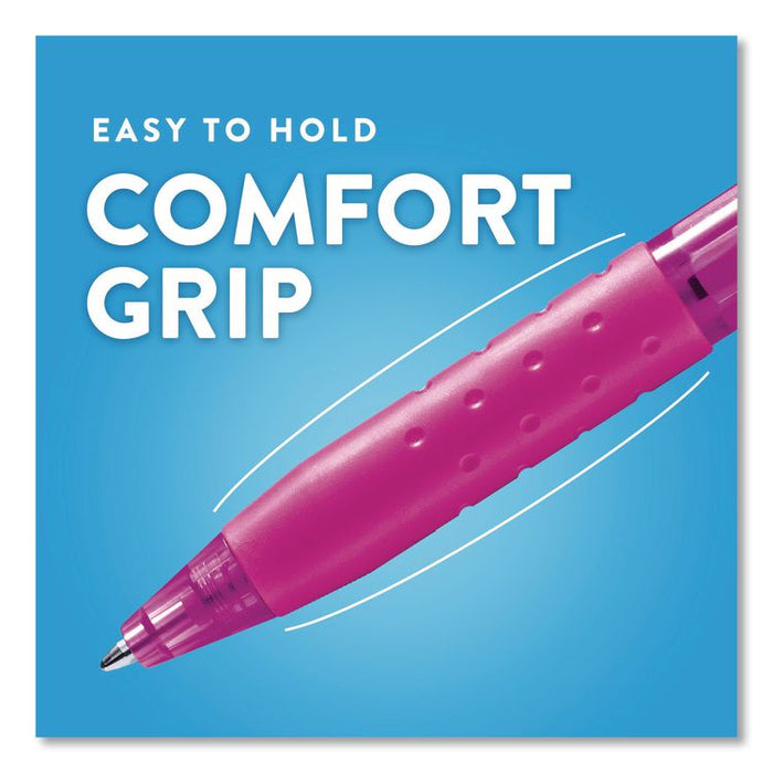 InkJoy 300RT Ballpoint Pen, Retractable, Medium 1 mm, Assorted Ink and Barrel Colors, 8/Pack
