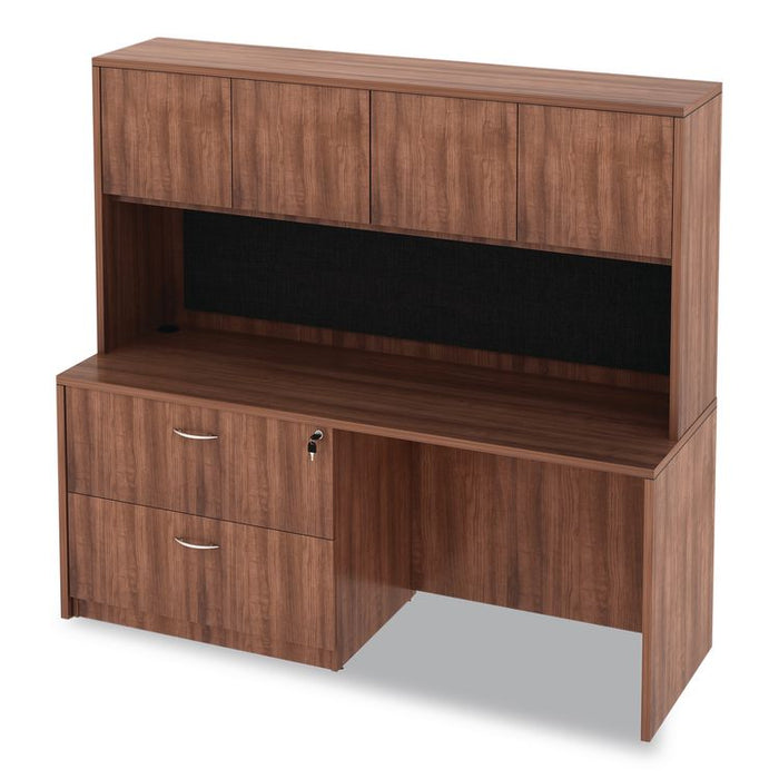 Alera Valencia Series Lateral File, 2 Legal/Letter-Size File Drawers, Modern Walnut, 34" x 22.75" x 29.5"