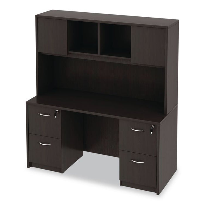 Alera Valencia Series Credenza Shell, 59.13w x 23.63d x 29.5h, Espresso